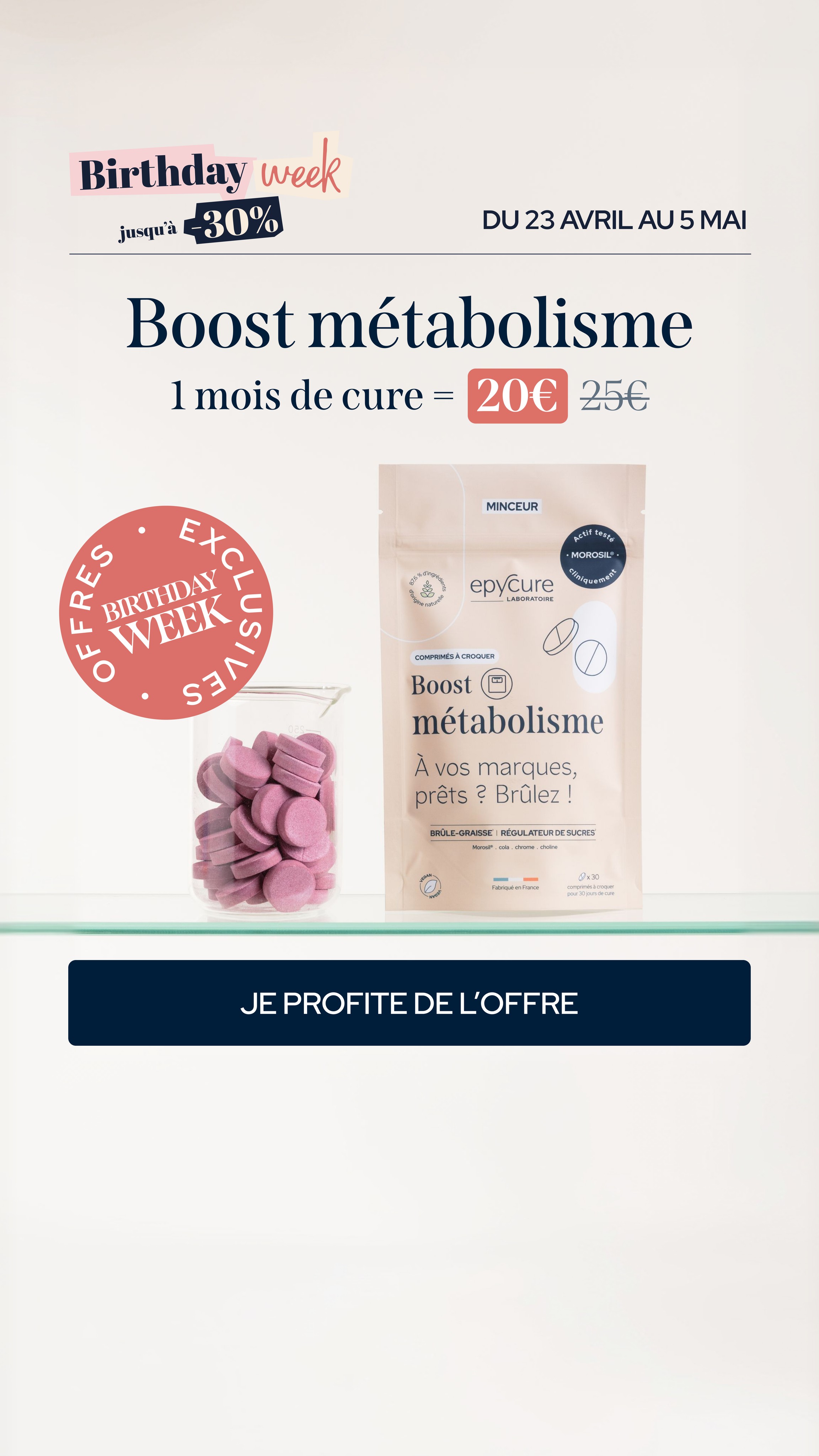 Epycure Facebook ad
