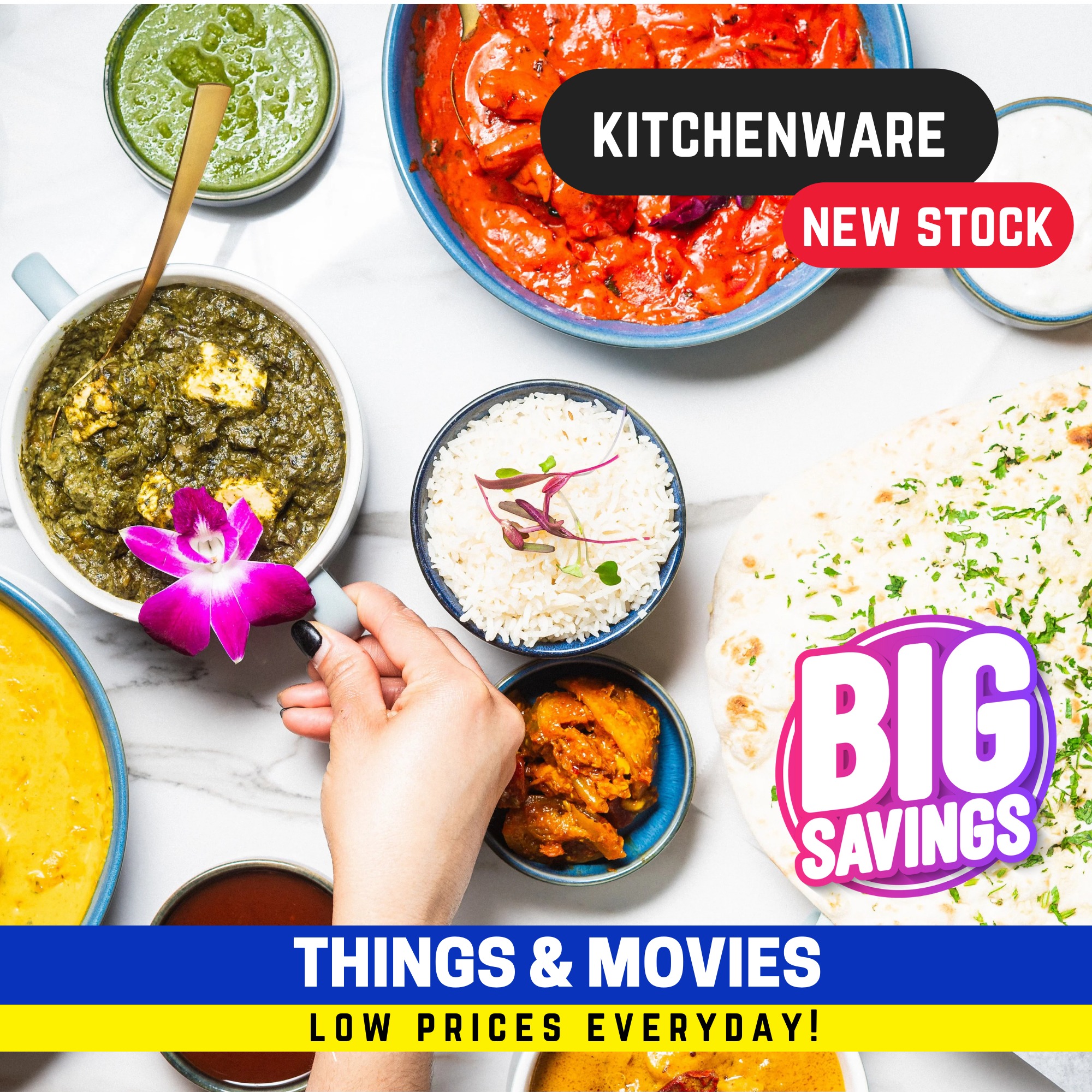 Things And movies Facebook ad: LIMITED STOCK- Trending Kitchen GADGETS from $9.98!