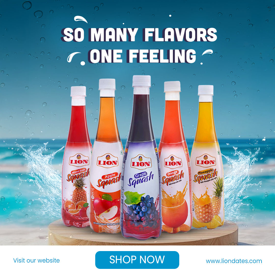 Lion Dates Facebook ad: Beat the Heat with Lion Squash