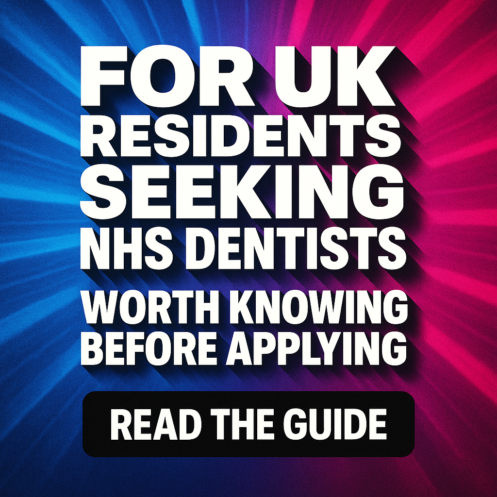 Info Queries Facebook ad: A step-by-step guide to finding NHS dentists taking on new…