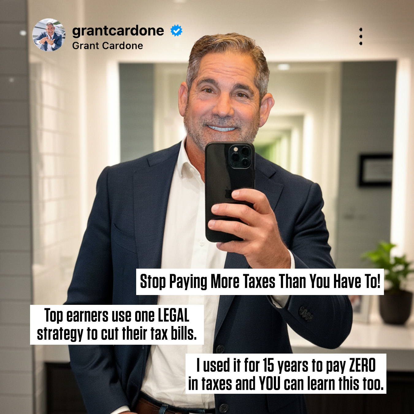 Grant Cardone Facebook ad