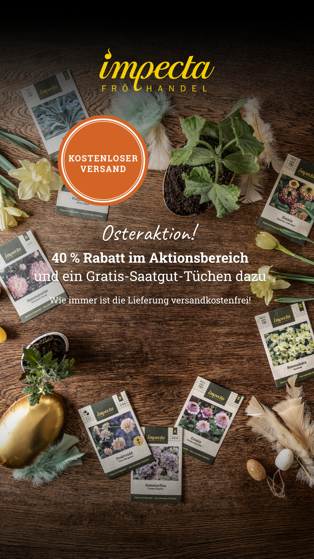 Impecta Fröhandel Europe Facebook ad from Apr 1, 2026