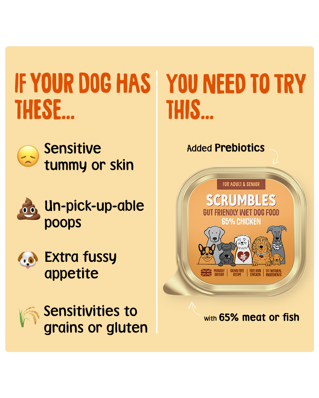 Scrumbles Facebook ad