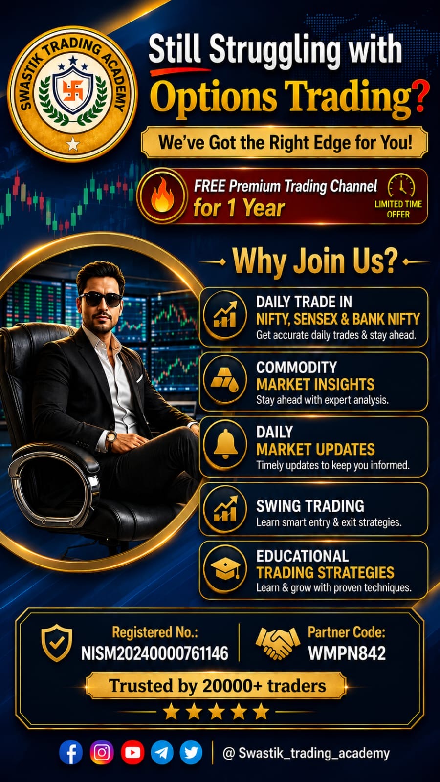 Swastik Trading Academy Facebook ad