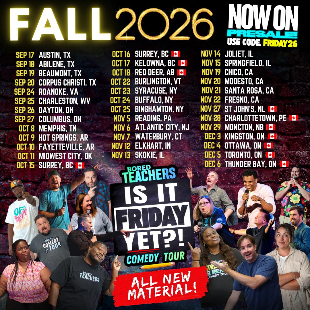 Bored Teachers Facebook ad: Bored Teachers Comedy Tour
