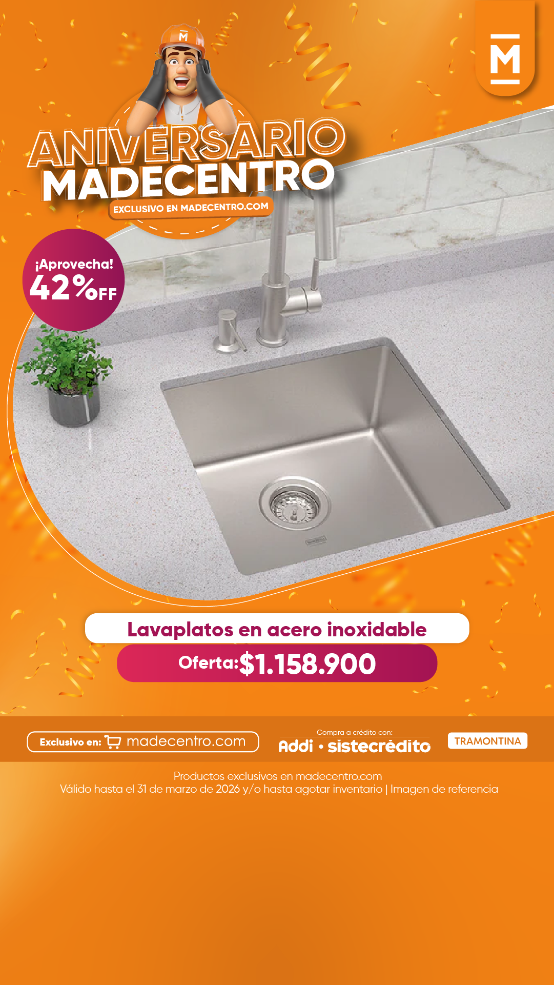 Madecentro Colombia SAS Facebook ad from Mar 2, 2026