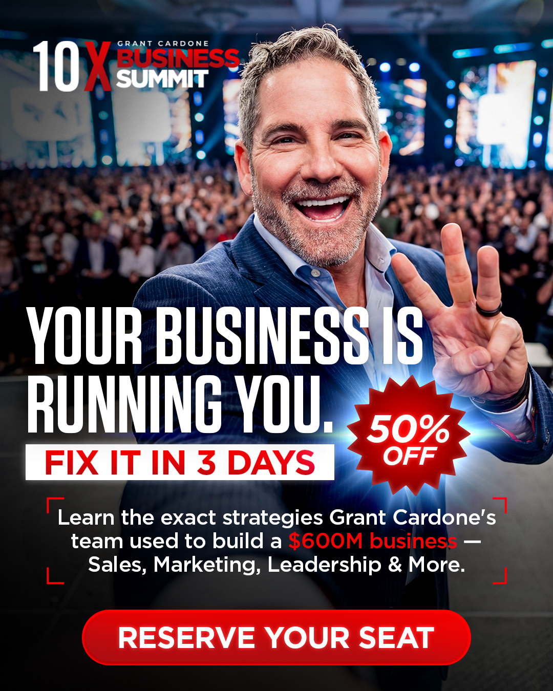 Grant Cardone Facebook ad