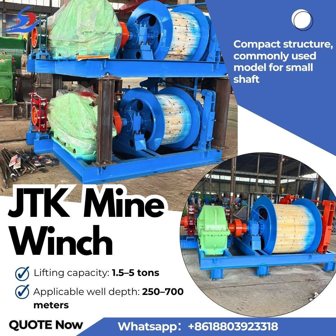 Shengda Mine Equipment Facebook ad: Mine Hoist Equipment Optimized for Deep Shaft Mining…