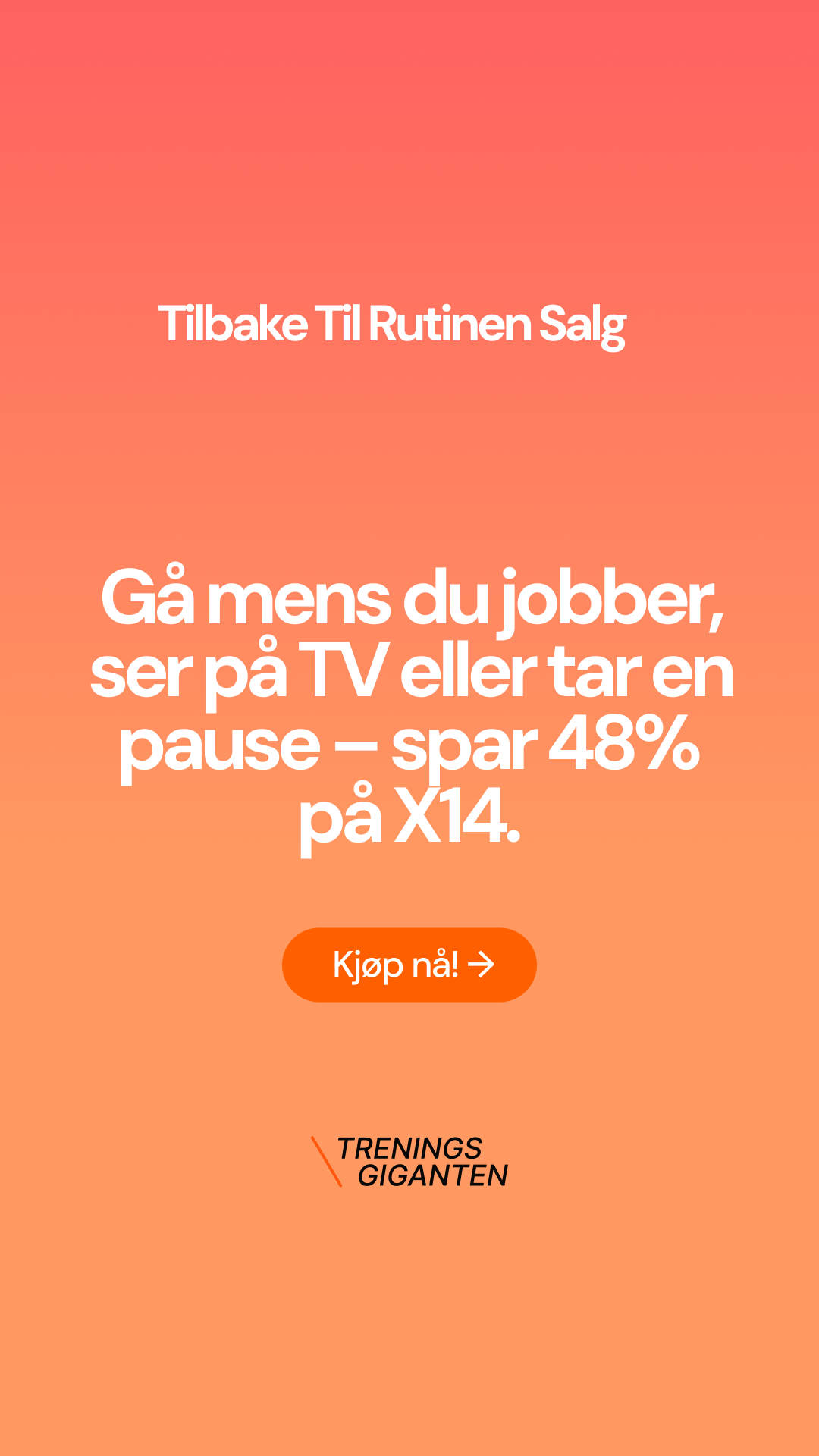 Treningsgiganten.no Facebook ad