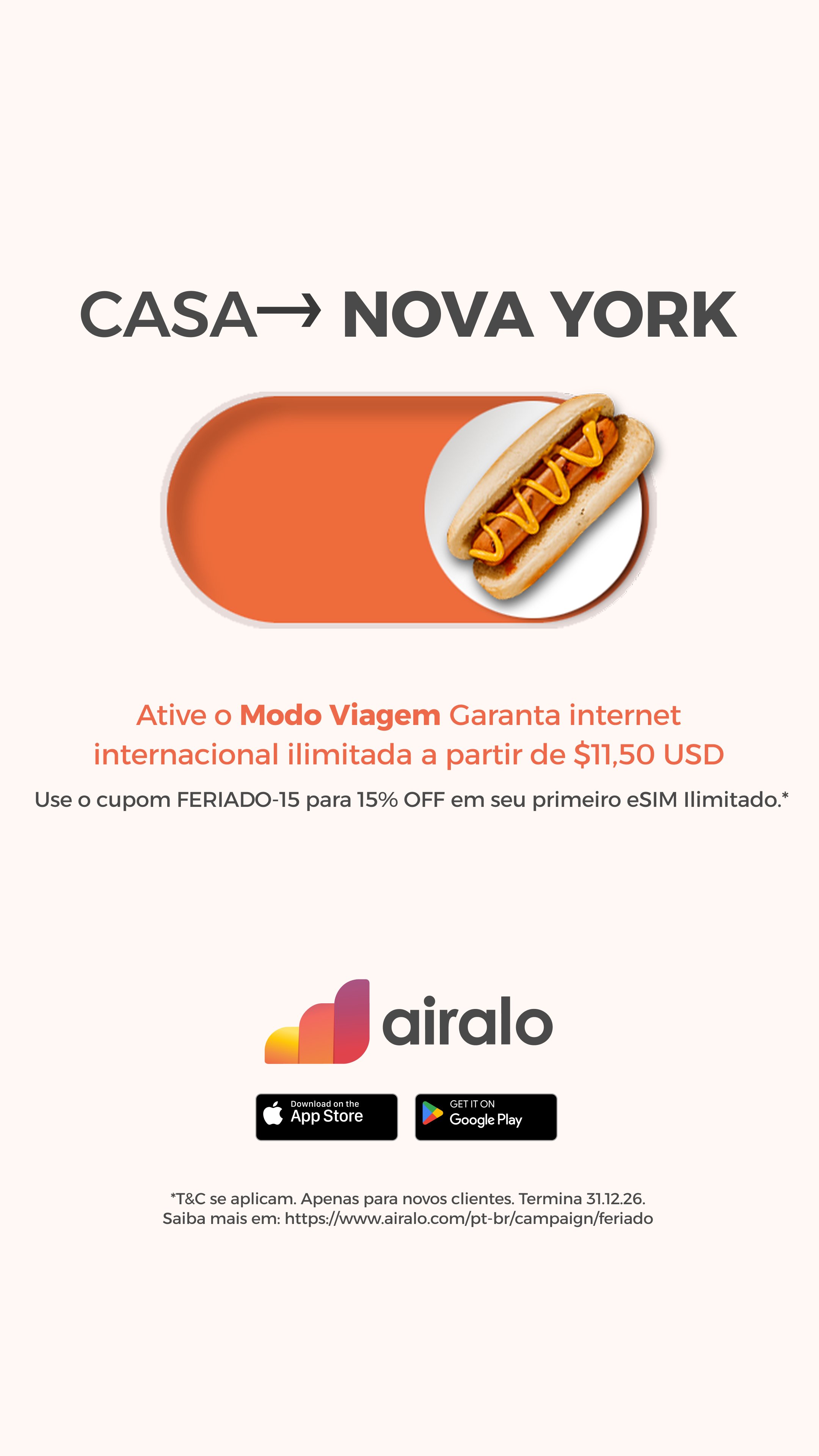 Airalo Global eSIM Store Facebook ad