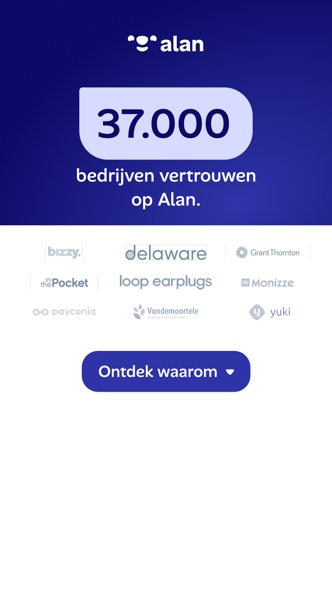 Alan Facebook ad