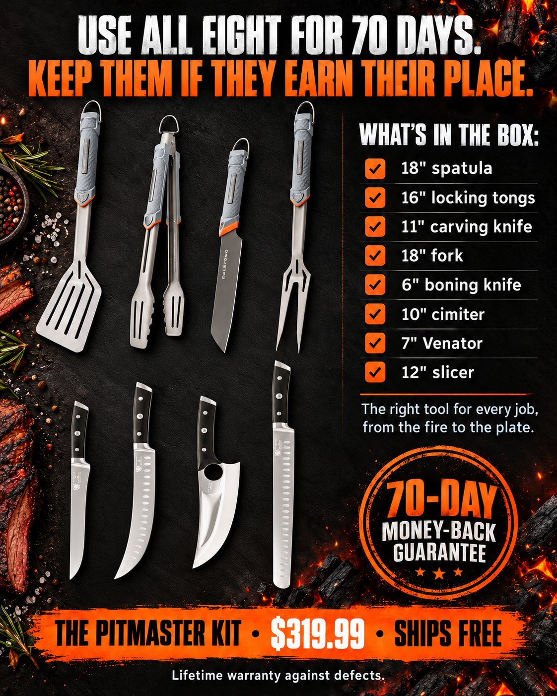 Dalstrong Facebook ad: The Right Tool For Every Job