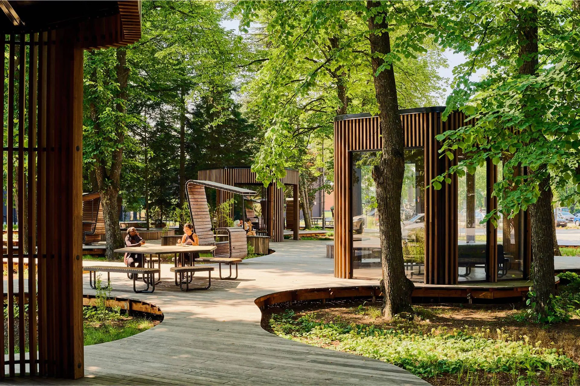 Thermory Facebook ad: Krulli Park: a vision for the future of urban landscaping