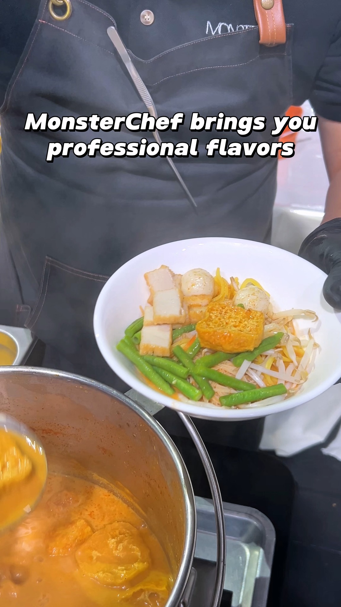 Monster Chef Facebook ad: Chat with us