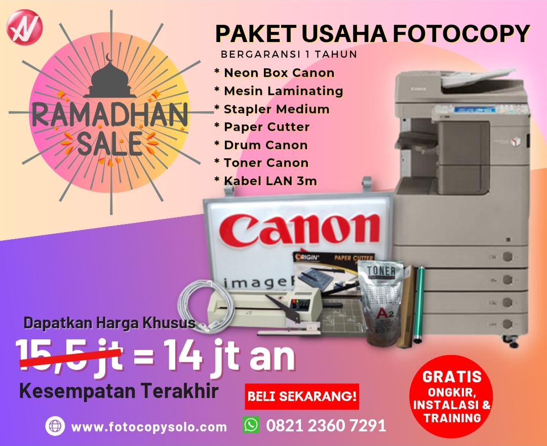 Distributor Mesin Fotocopy Di Solo Raya Facebook ad: 𝐏𝐑𝐎𝐌𝐎 𝐒𝐏𝐄𝐒𝐈𝐀𝐋 𝐑𝐀𝐌𝐀𝐃𝐇𝐀𝐍!