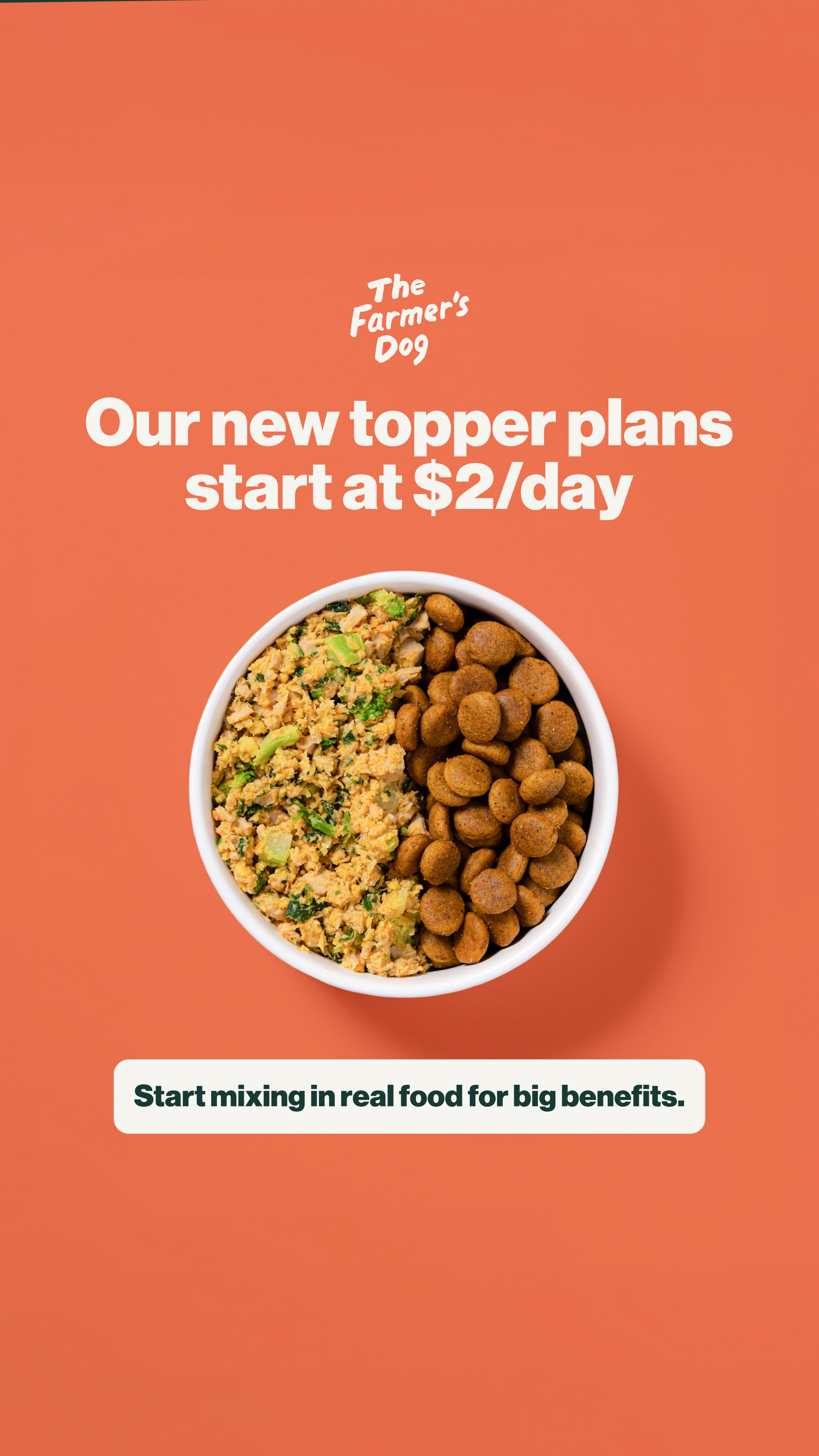 The Farmer's Dog Facebook ad