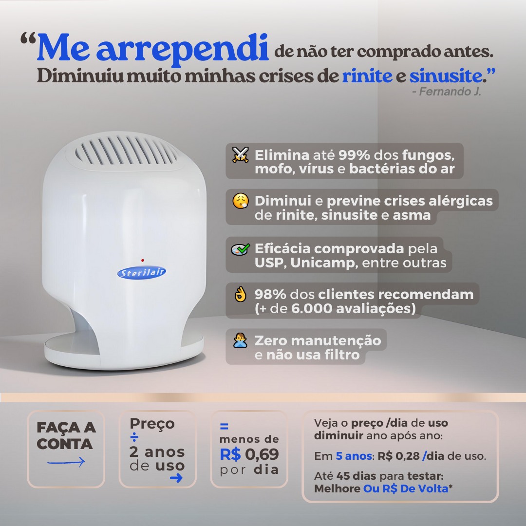 Sterilair Facebook ad