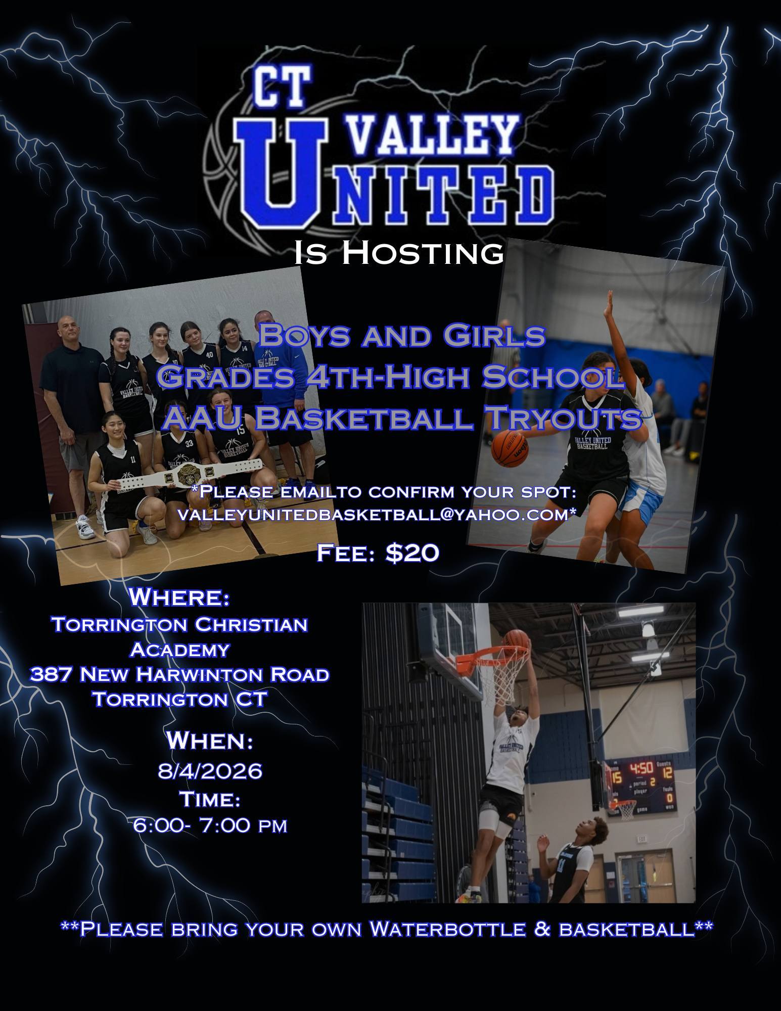 Valley United Basketball Facebook ad
