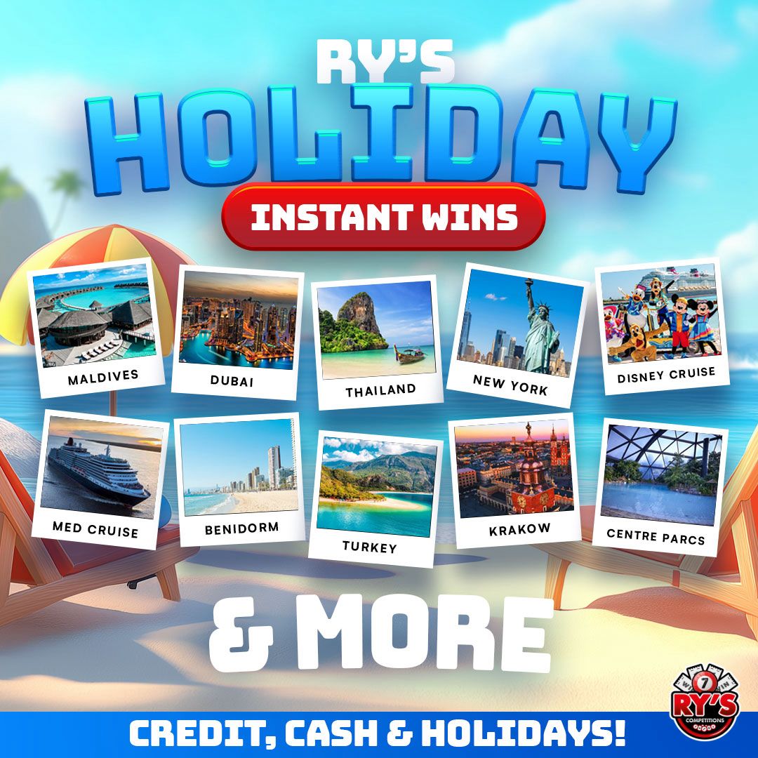 Ry's Competitions Facebook ad