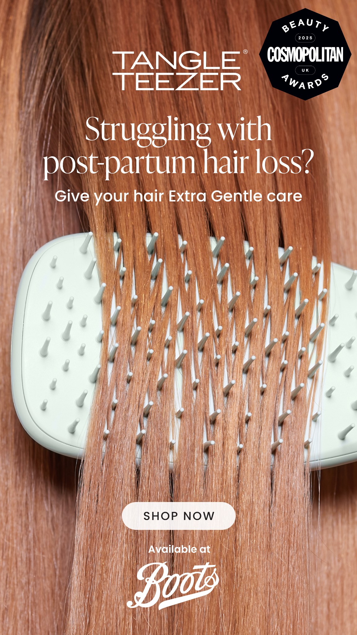 Tangle Teezer Facebook ad from Mar 4, 2026