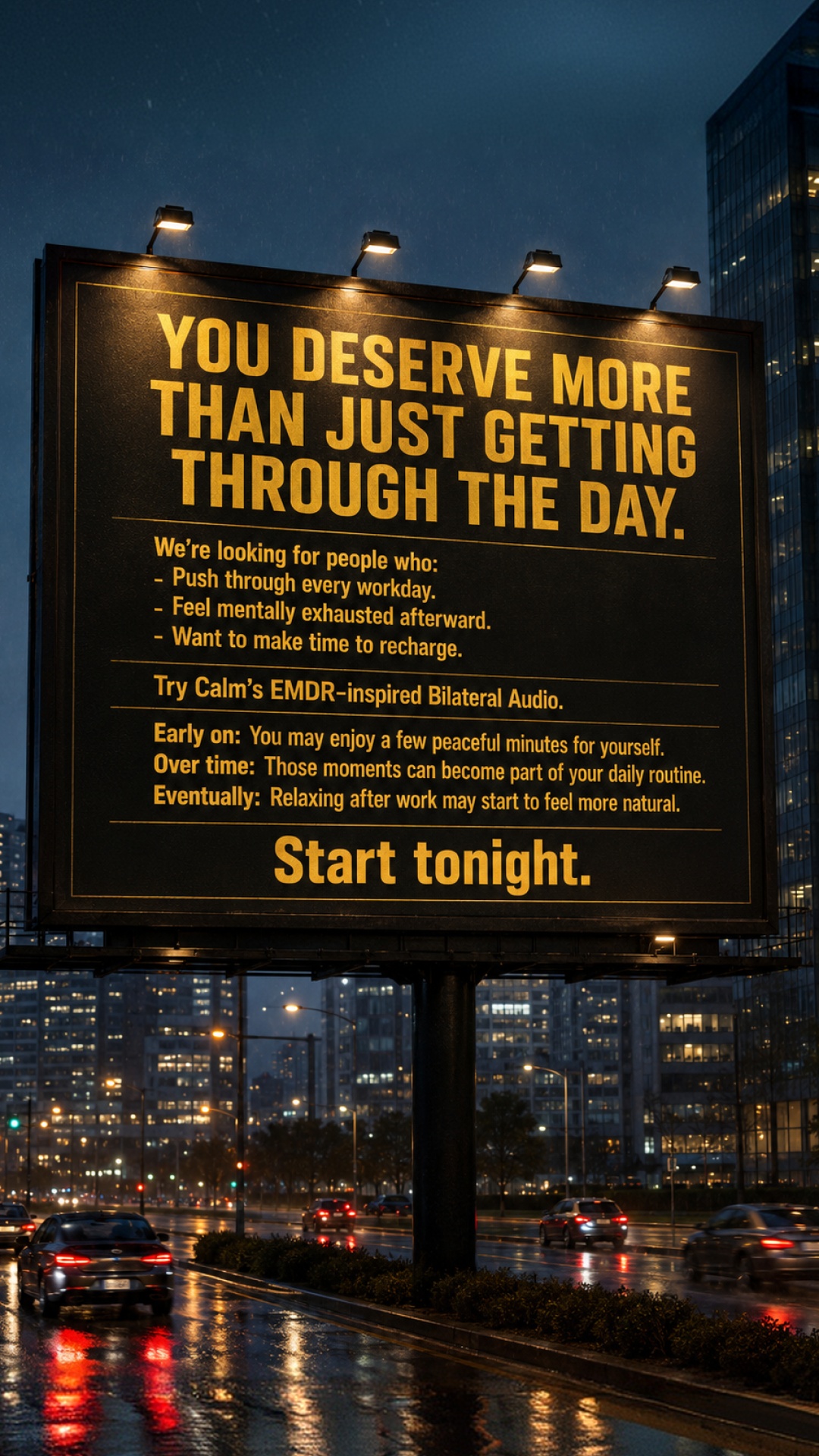 Calm Facebook ad