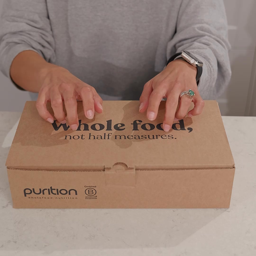 Purition Facebook ad: Purition: Real Food in a Glass