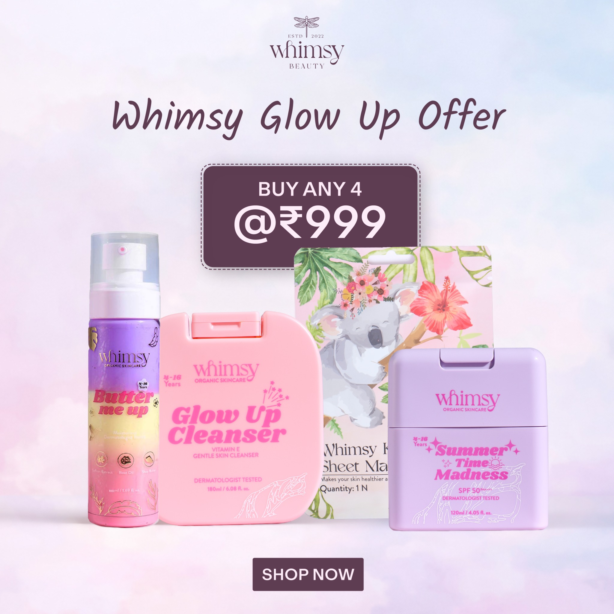 Whimsy Beauty Facebook ad