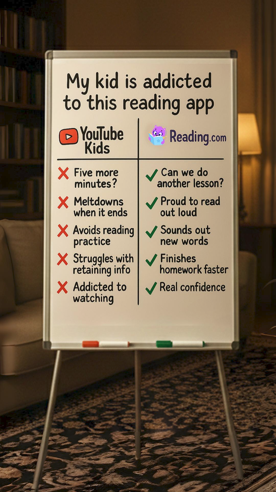 Reading.com Facebook ad