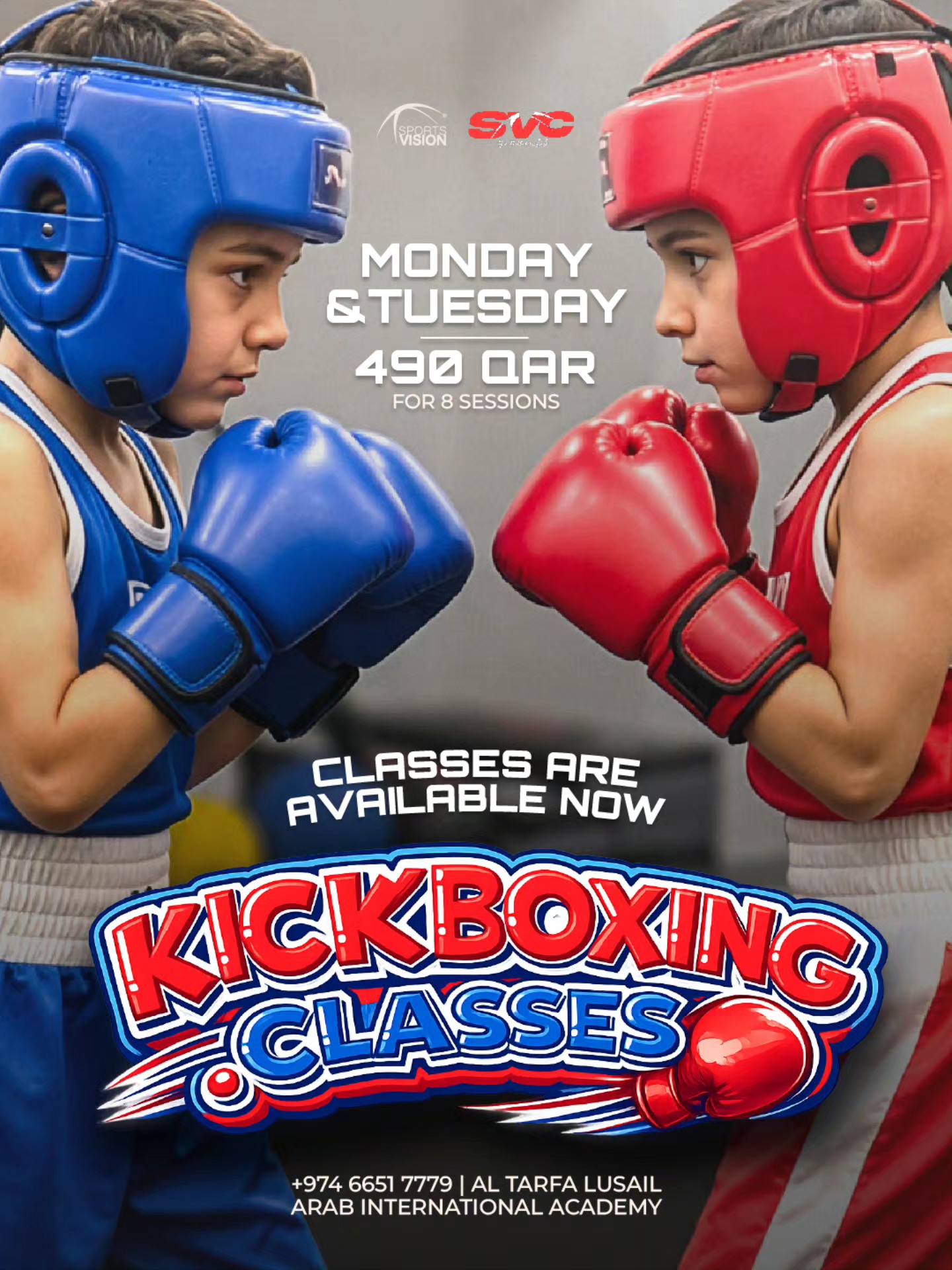 Sports Vision Club Facebook ad: Ready for the challenge?