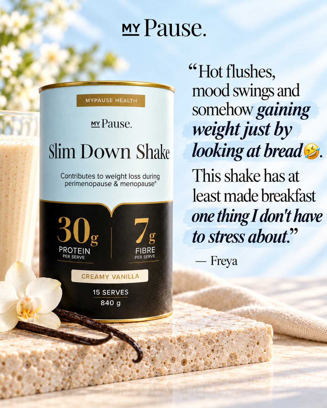 MyPause Health Facebook ad: A Simpler Breakfast for Women 40+