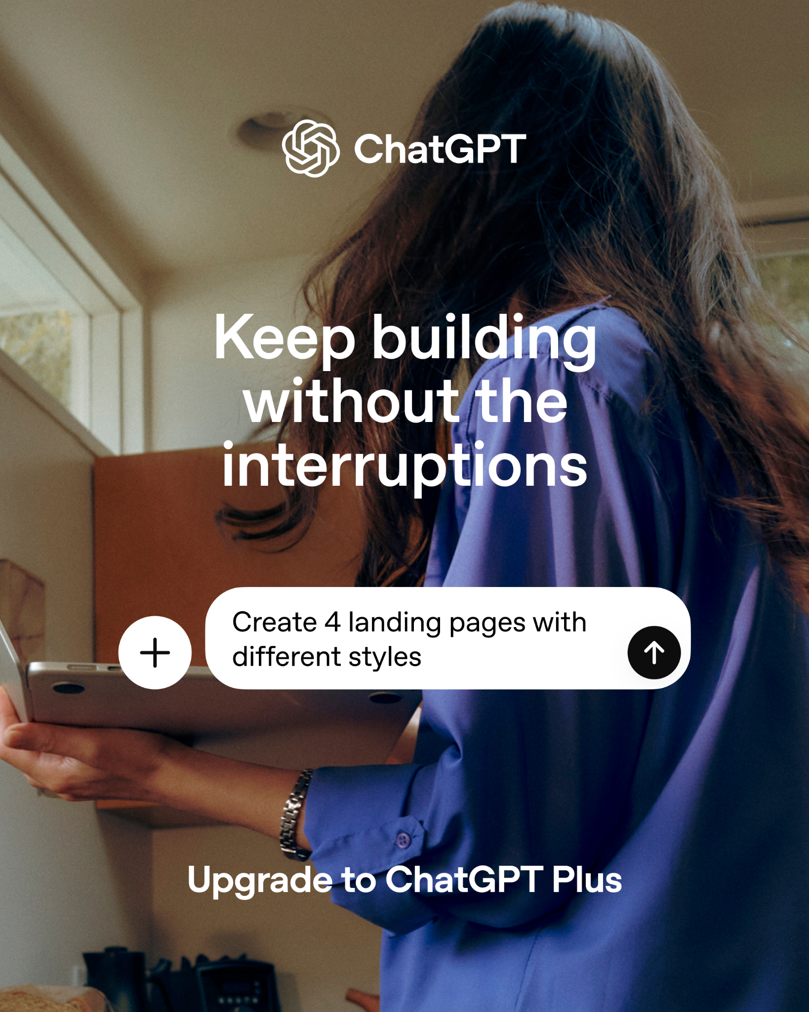 ChatGPT Facebook ad