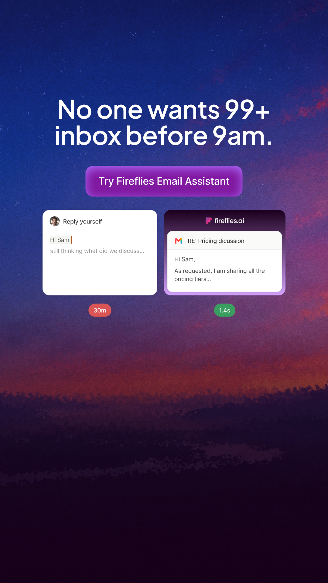 Fireflies.ai Facebook ad