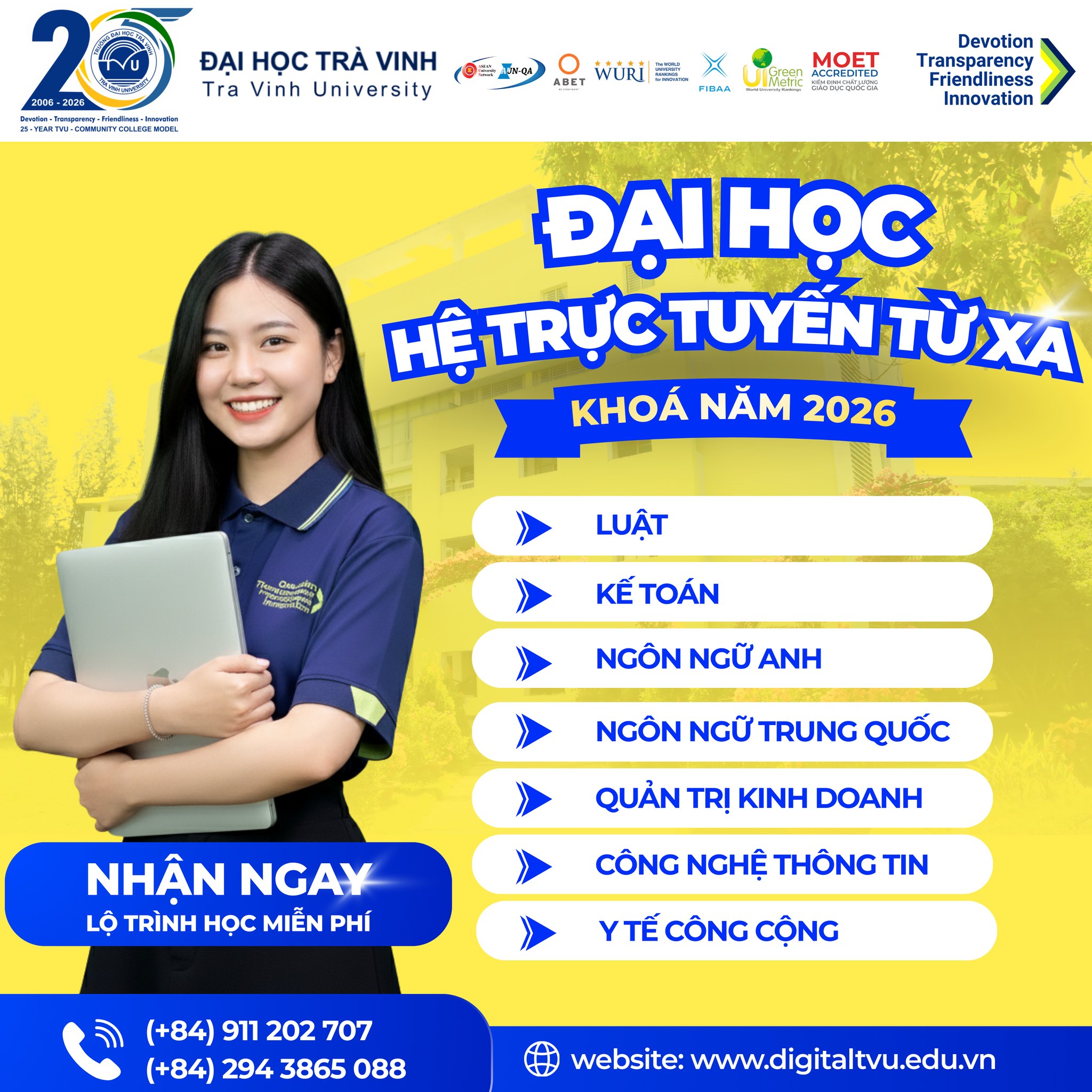 Đại học Trà Vinh - Đại Học Số Facebook ad