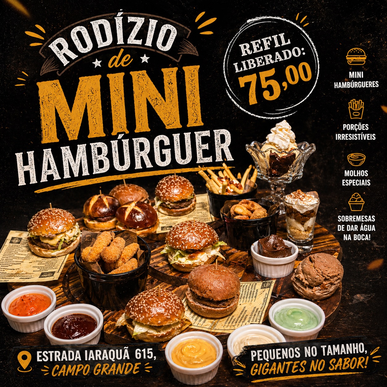 Butchers Facebook ad: O rodízio que vai muito além da fome.