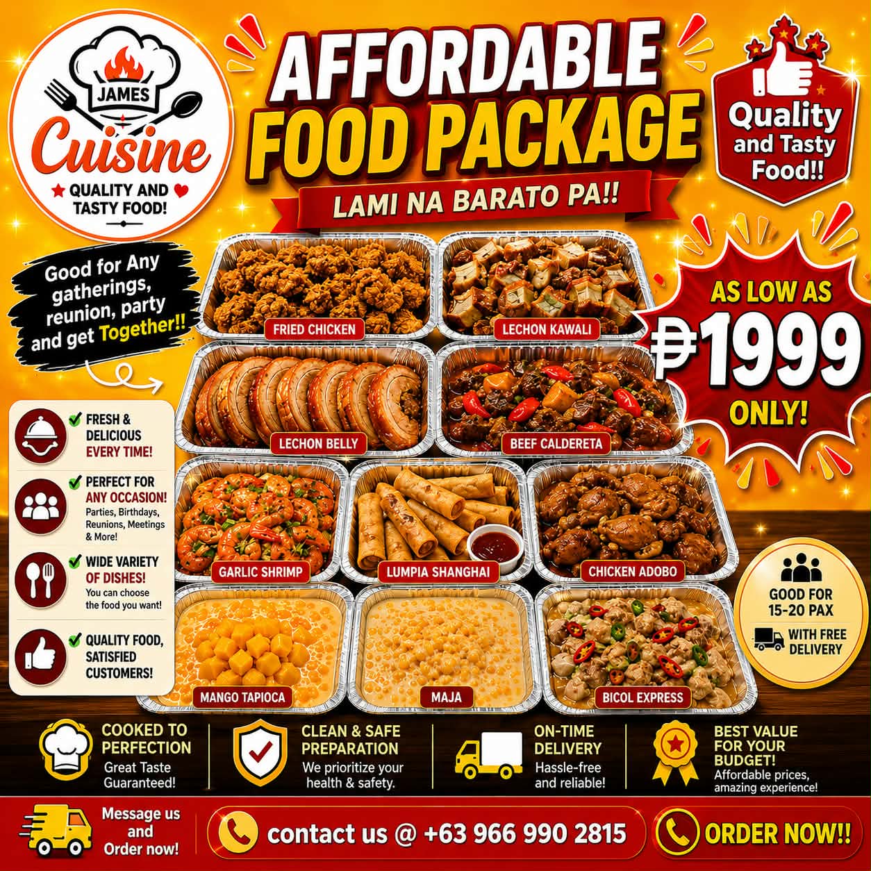 James Cuisine Facebook ad