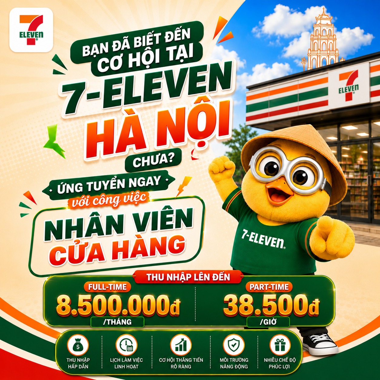 7-Eleven Vietnam Careers Facebook ad