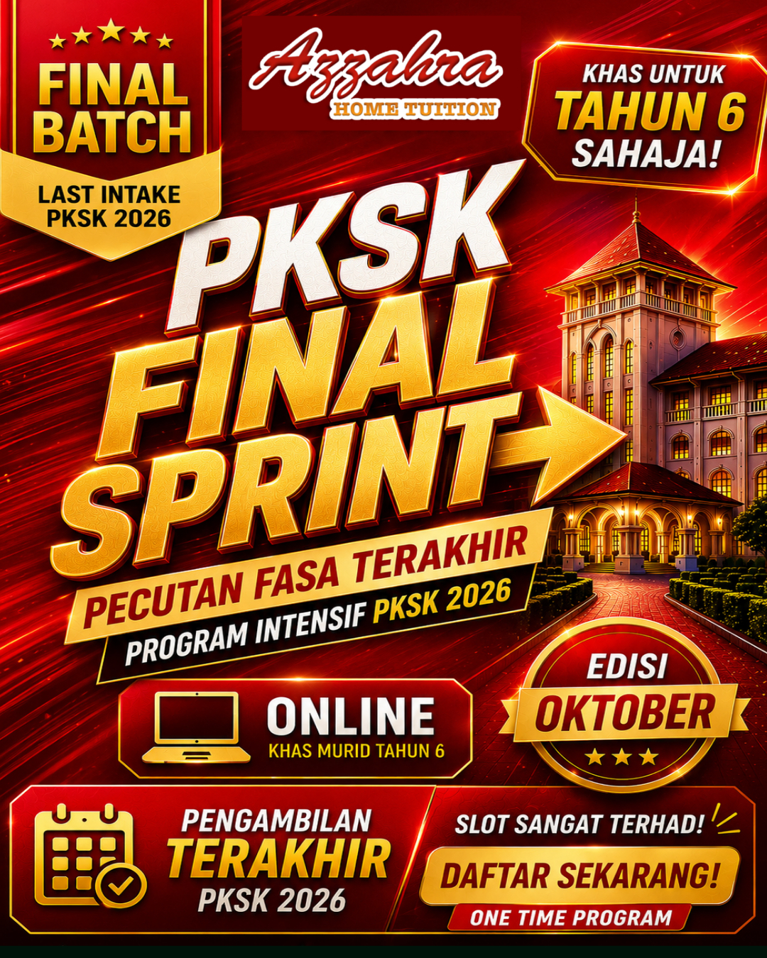 Azzahra Home Tuition HQ Facebook ad