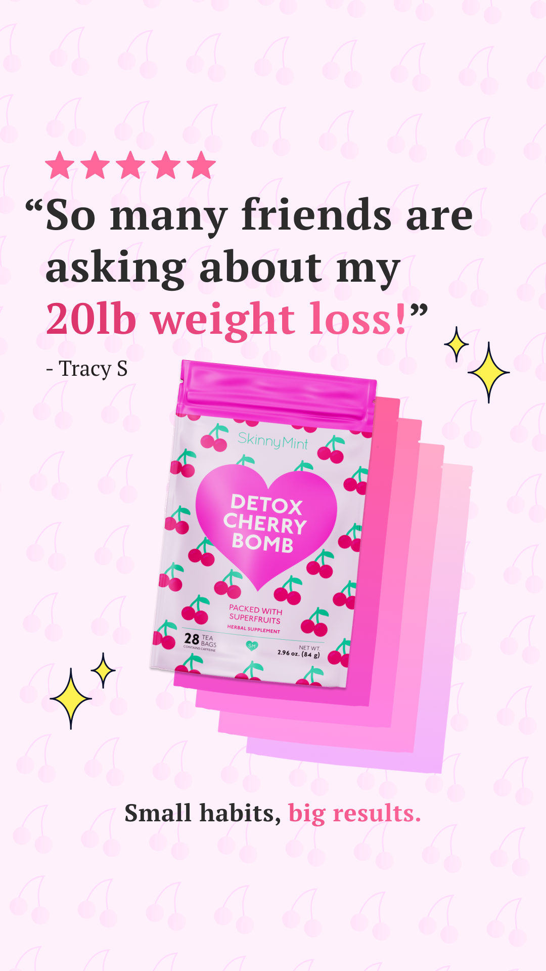 SkinnyMint Facebook ad: Detoxing Made Delicious