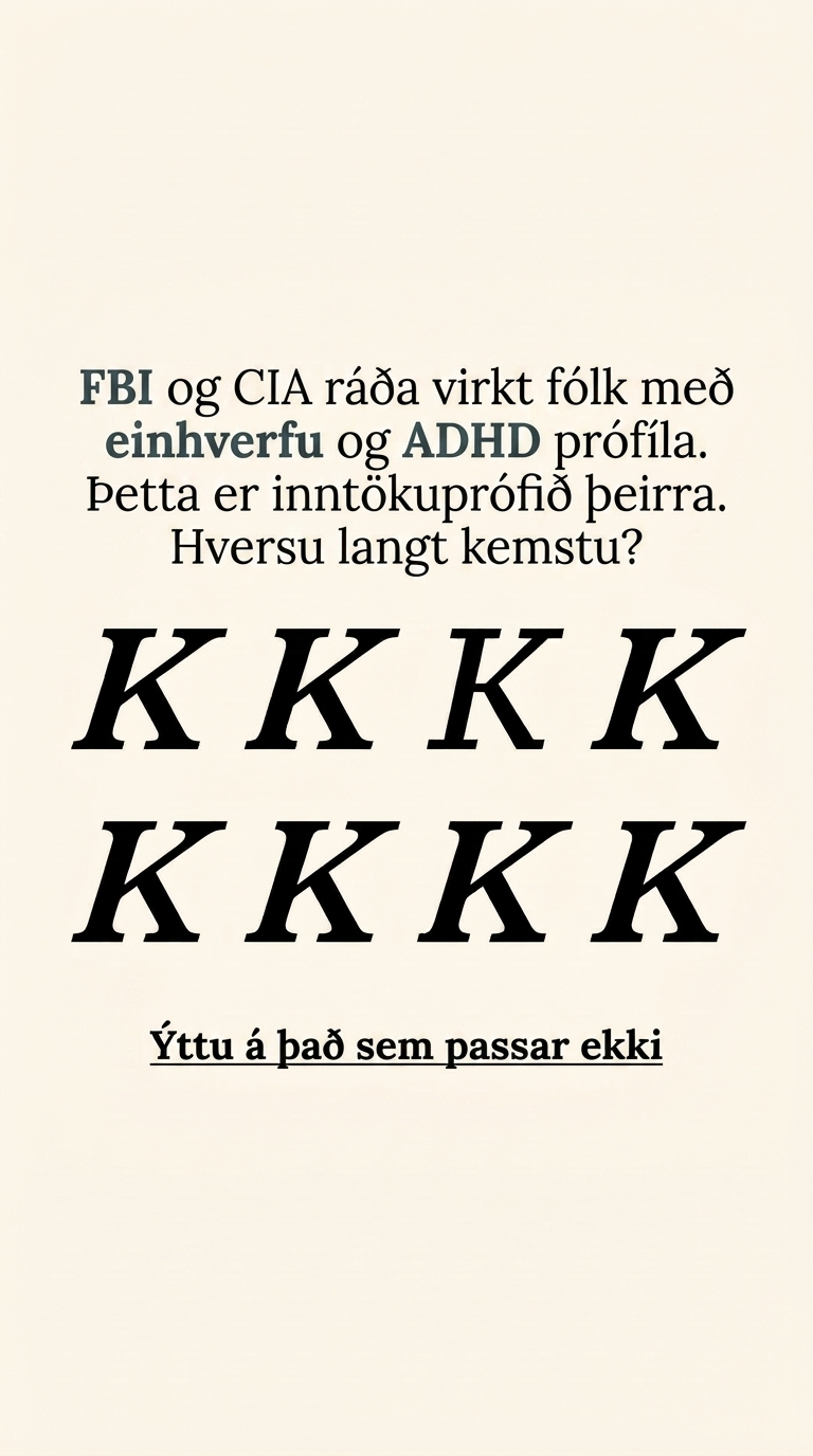 International Brain Test Facebook ad