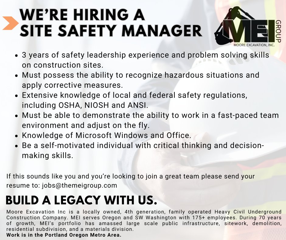 Moore Excavation, Inc. Facebook ad from Jun 11, 2026