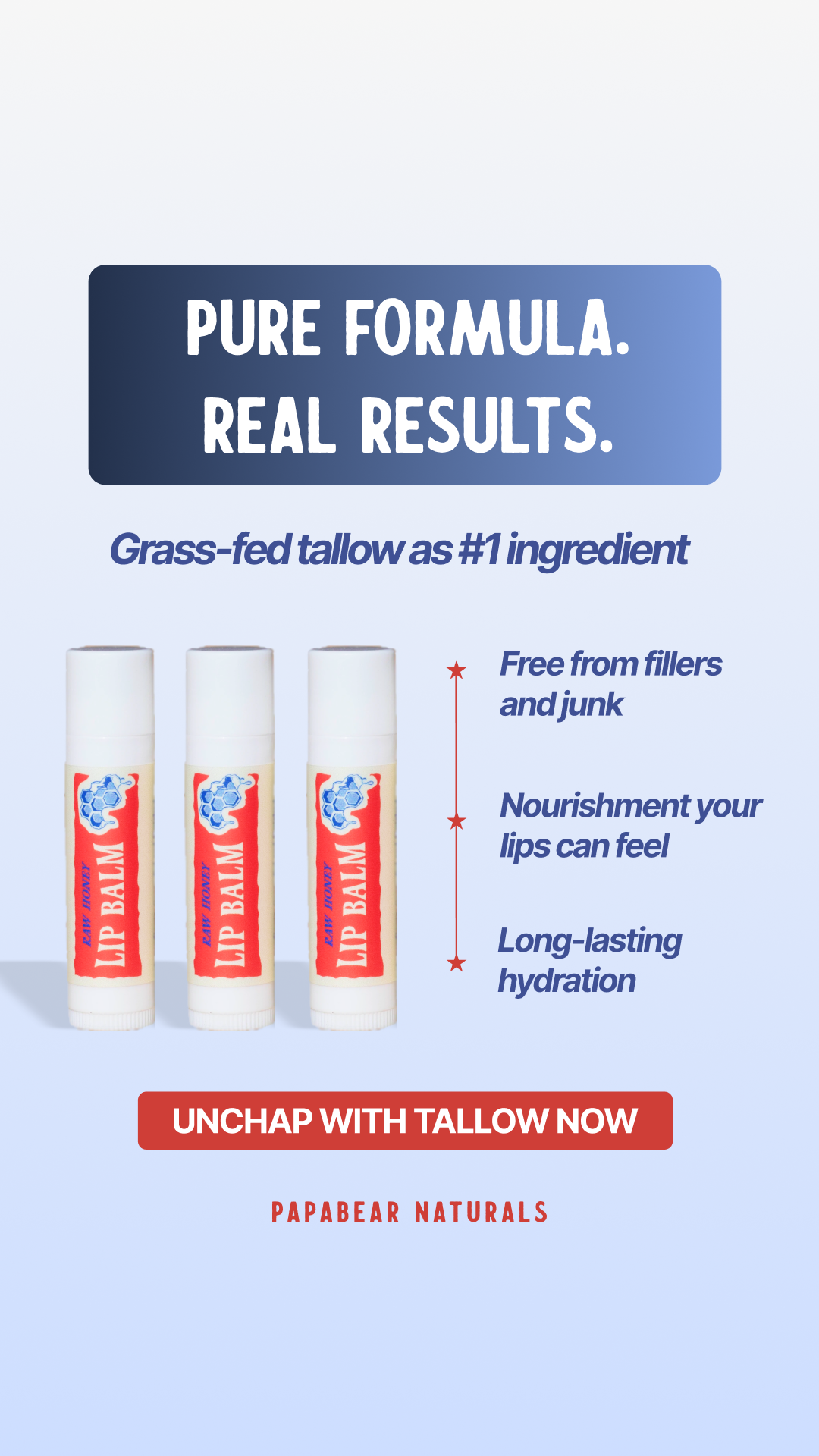 Papabear Naturals Facebook ad