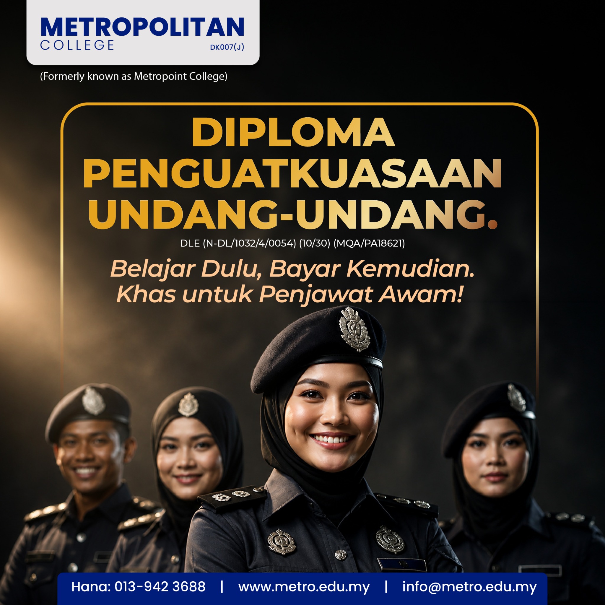 Metropolitan College  Facebook ad