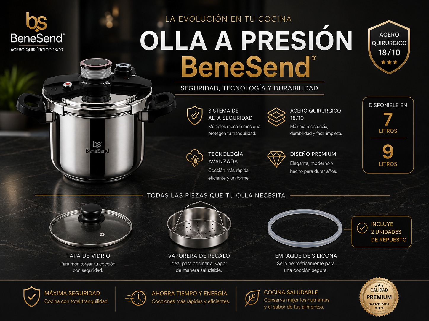BeneSend SRL Facebook ad: Olla a Presión BeneSend