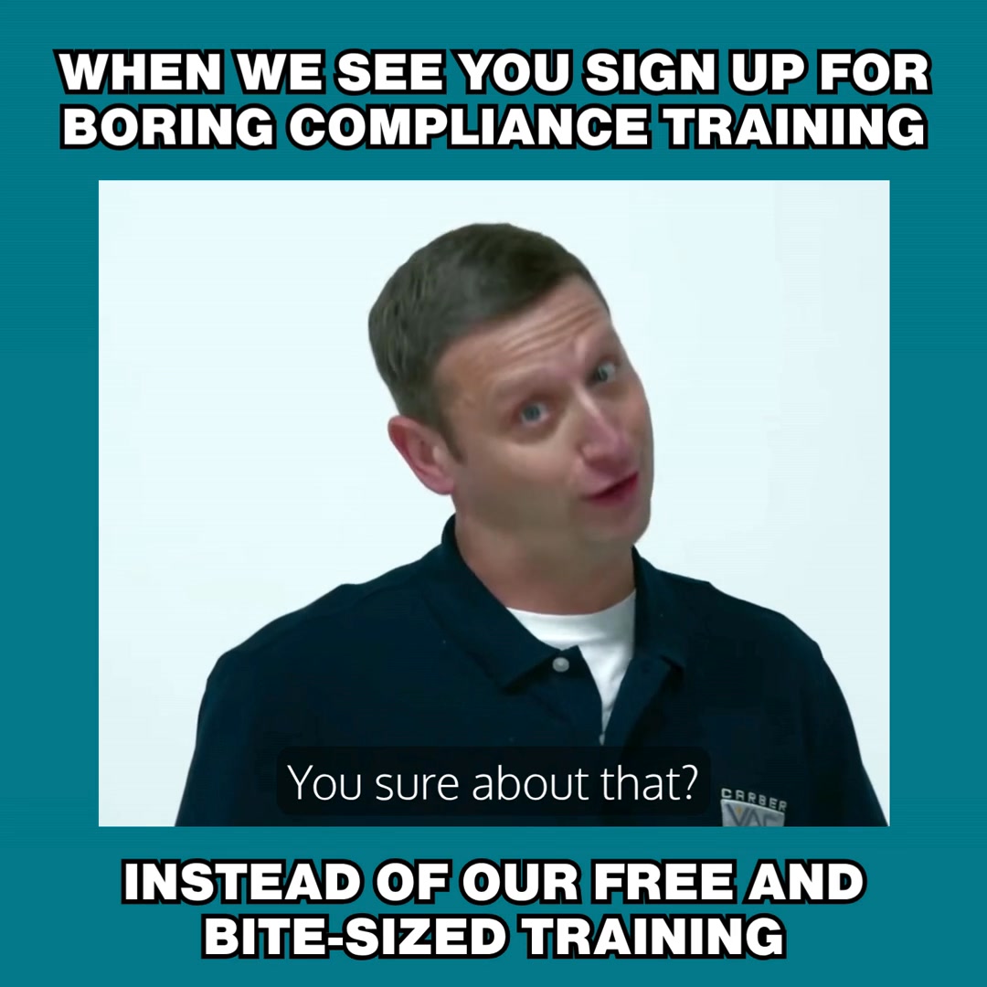5Mins Facebook ad: Access FREE compliance training for your whole team