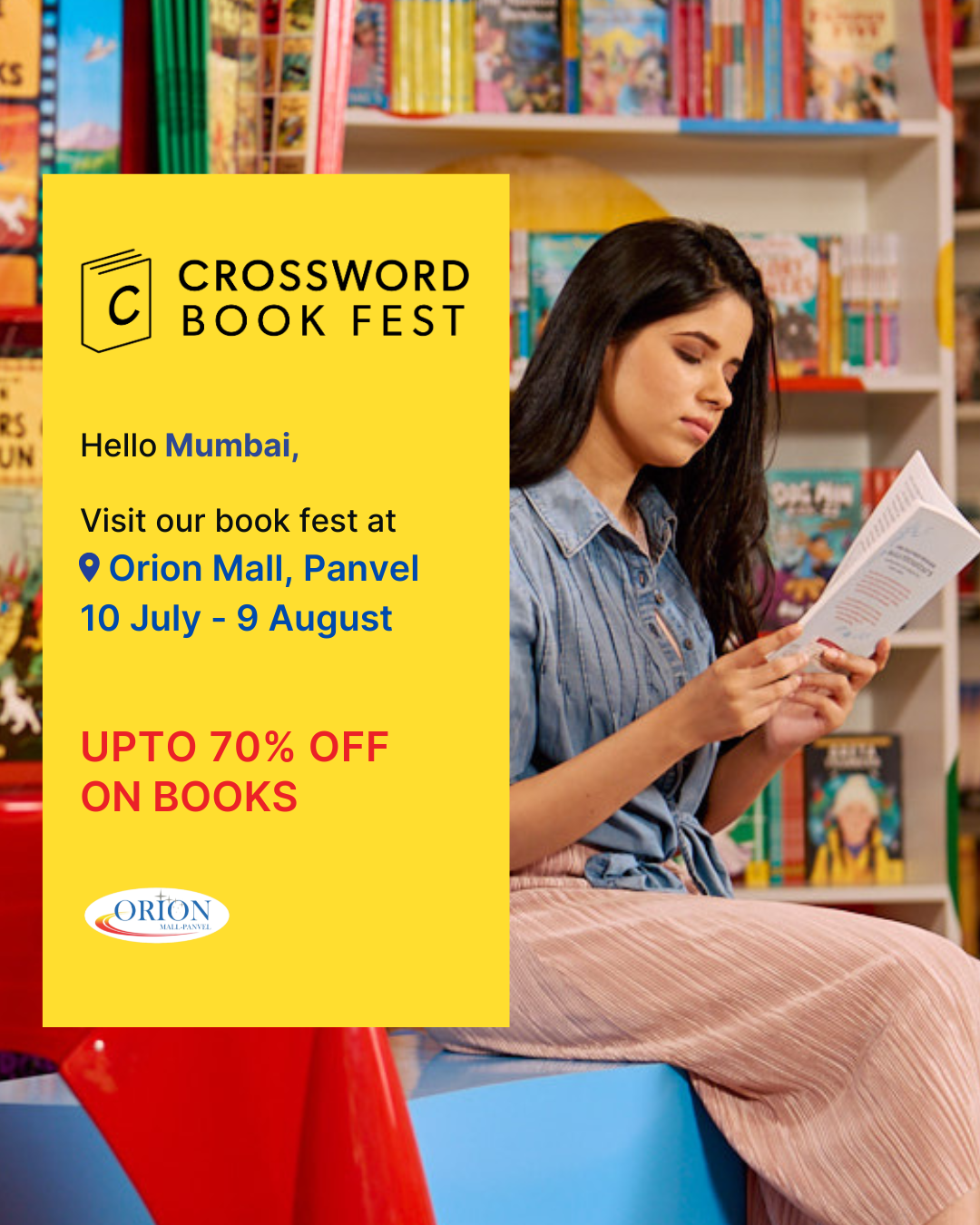 Crossword Bookstores Facebook ad