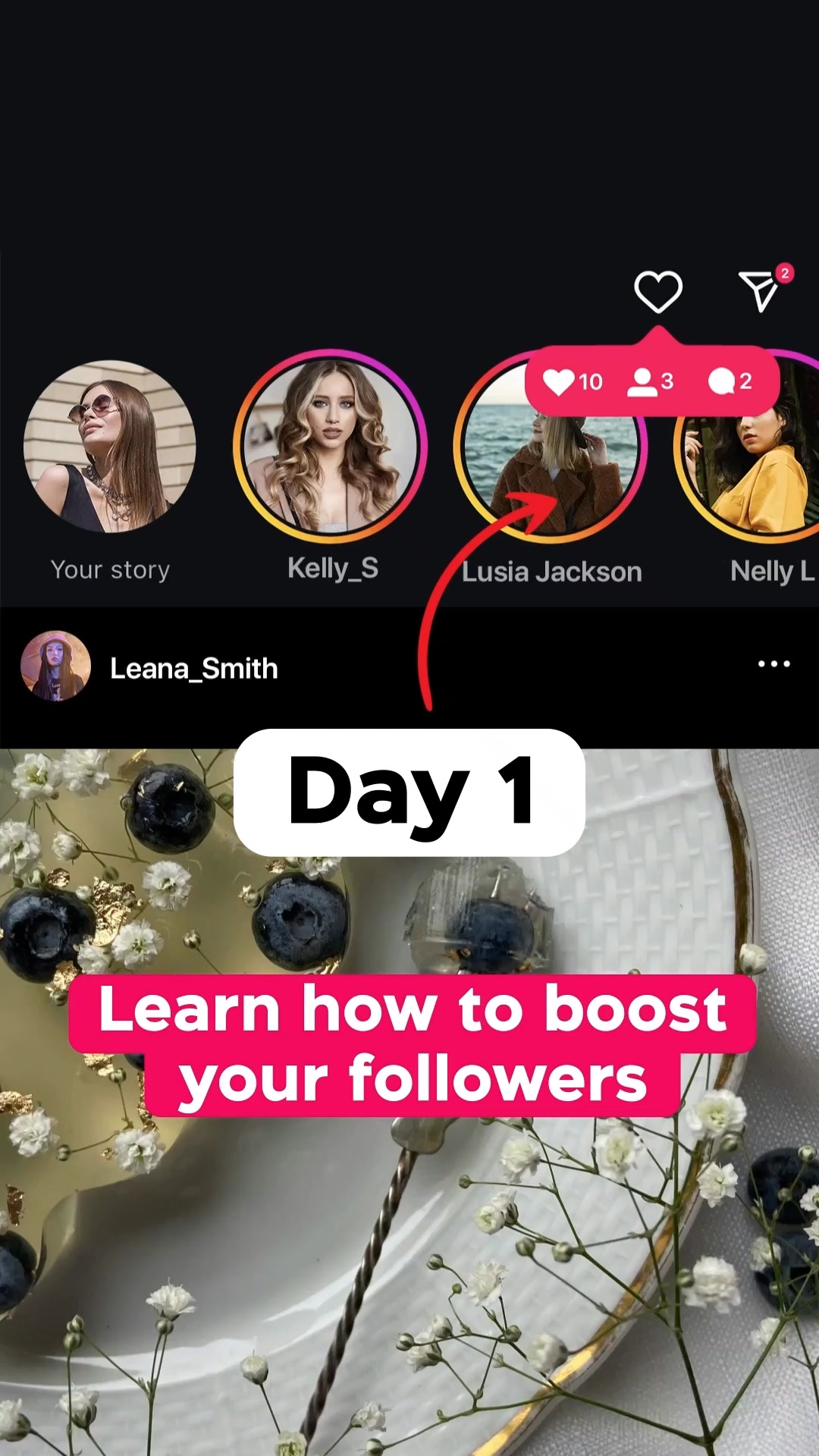 HUB: Insta Story Art Maker Facebook ad: Convert likes into income with SMMHub