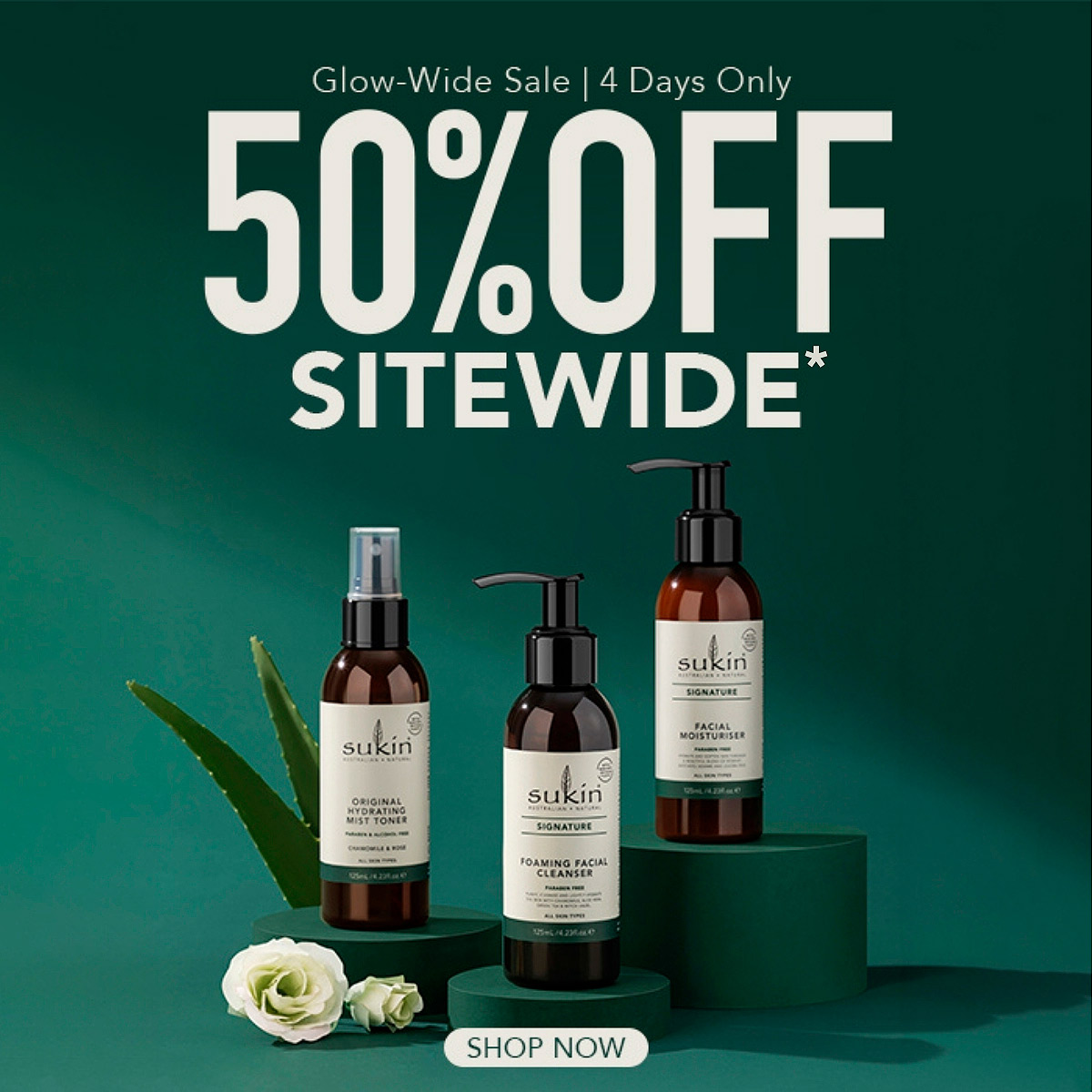 Sukin Australian Natural Skincare Facebook ad