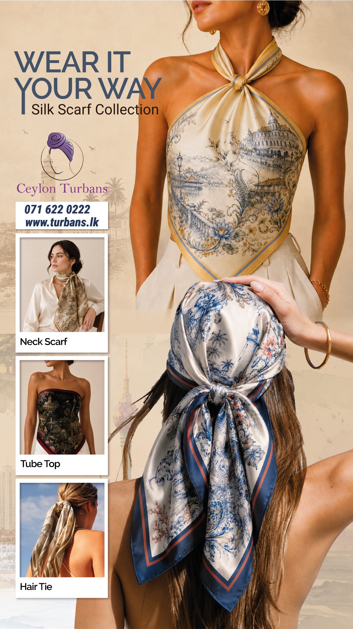 Ceylon Turbans Facebook ad: Order yours now