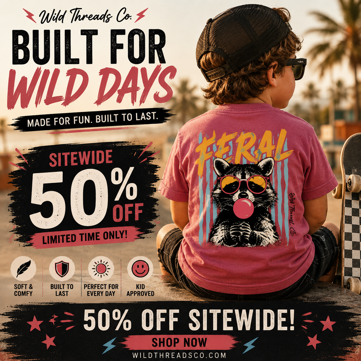 Wild Threads Co Facebook ad
