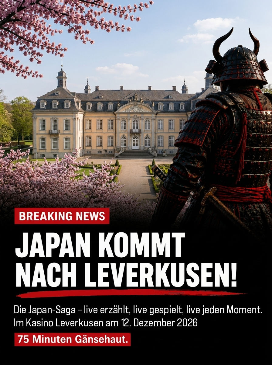 Dreamlight Concert Facebook ad: Japan, Die Saga einer Nation | Live-Erzählung in Leverkusen